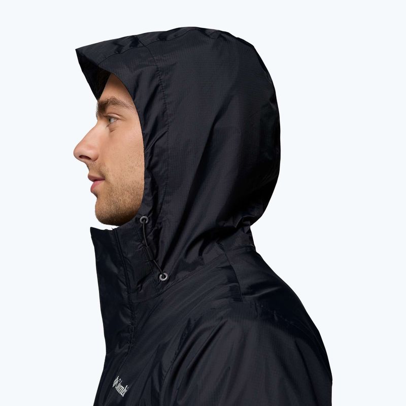 Férfi esőkabát Columbia Pouring Adventure III black/city grey 6