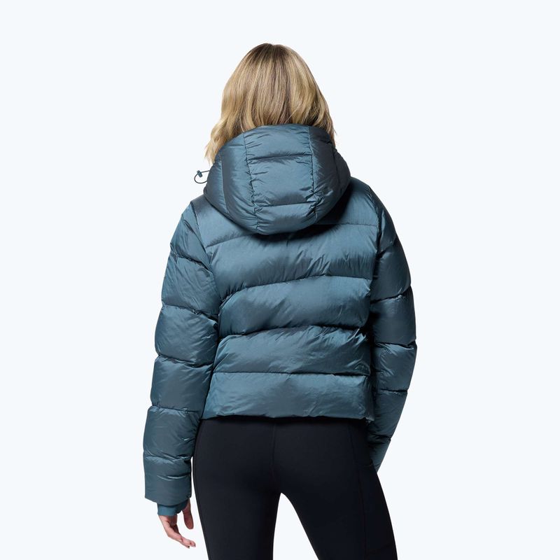 Női pehelydzseki Columbia Amaze Puff Hooded everblue high shine 3