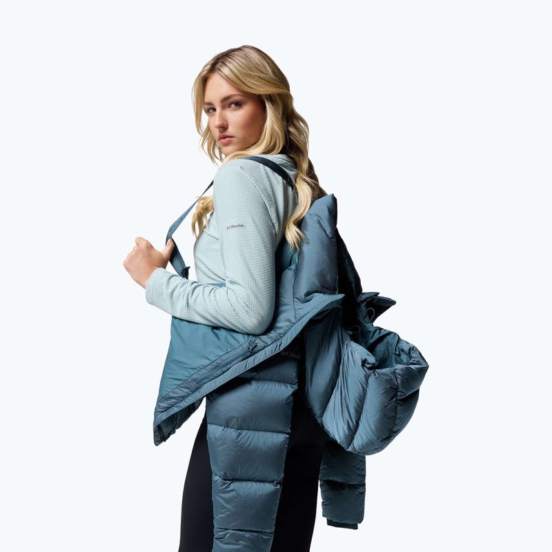 Női pehelydzseki Columbia Amaze Puff Hooded everblue high shine 11