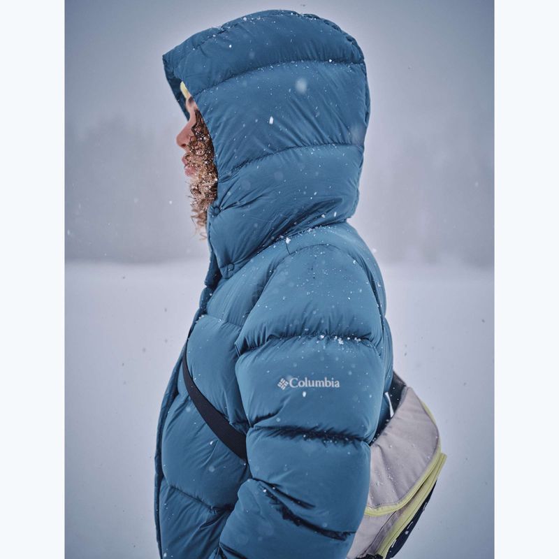 Női pehelydzseki Columbia Amaze Puff Hooded everblue high shine 19