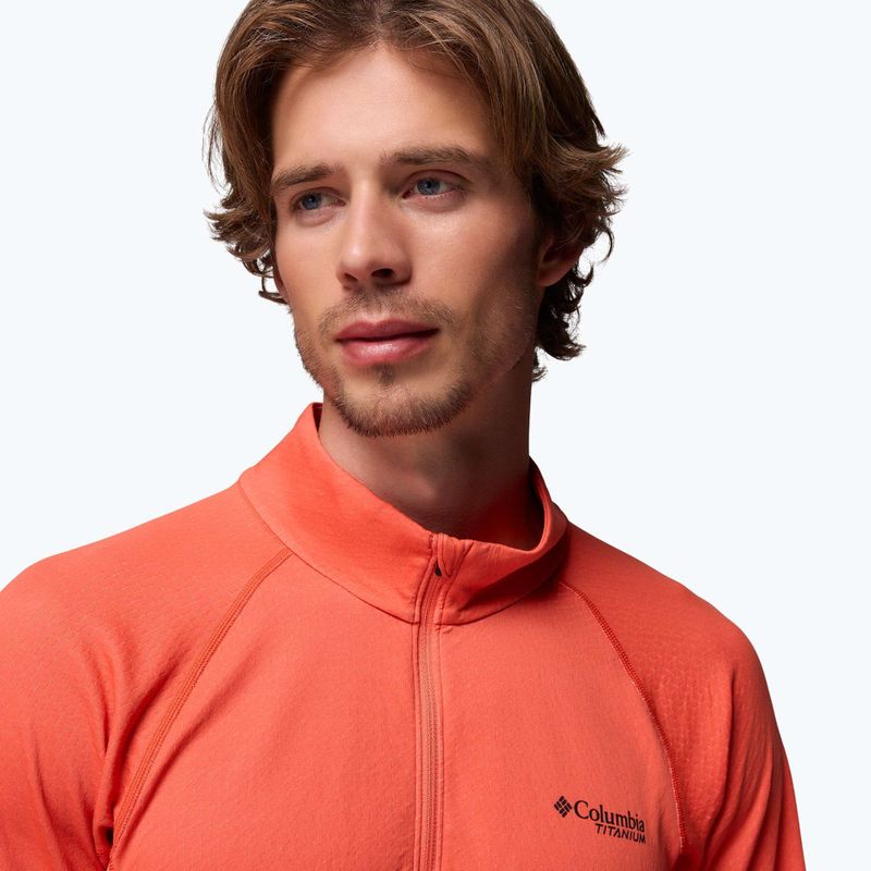 Férfi pulóver Columbia DriVenture Half Zip zing/white 5