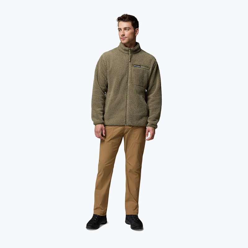 Férfi polárdzseki Columbia Rugged Ridge High Pile Full Zip stone green 2