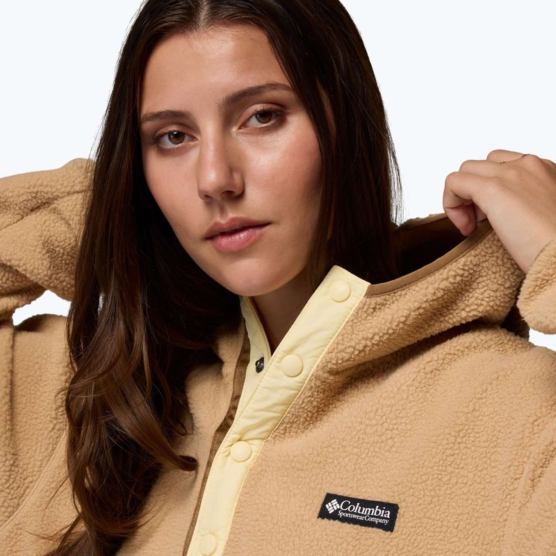 Női polár pulóver Columbia Helvetia II Hoodie canoe 5