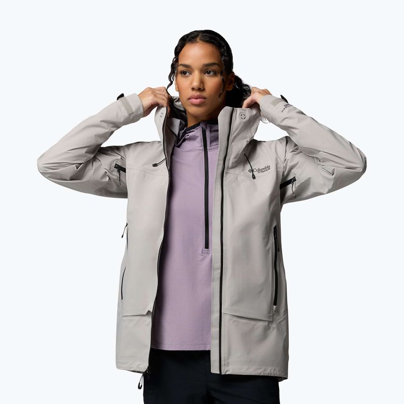 Női softshell dzseki Columbia Saudan Pro 3L flint grey 5