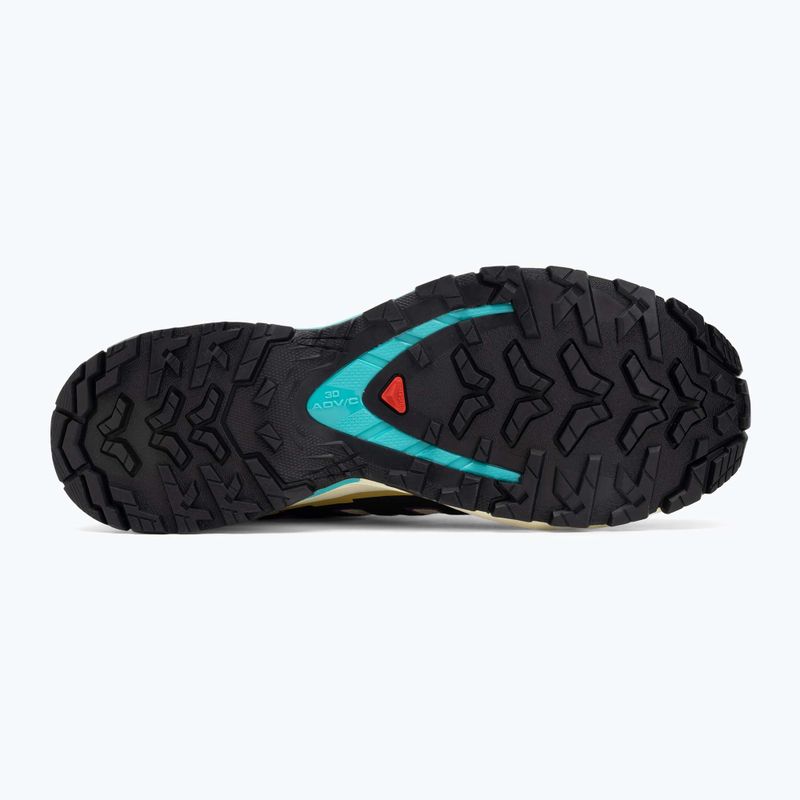 Női futócipő Salomon XA PRO 3D V9 GTX átlátszó sárga/fekete/vízesés 4