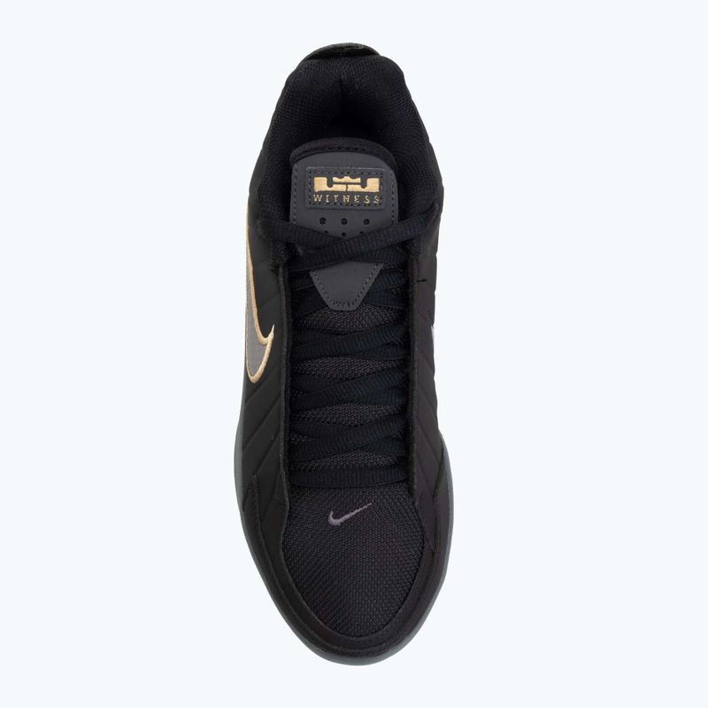 Férfi kosárlabdacipő Nike LeBron Witness 9 black/iron grey/dark smoke grey/black 5