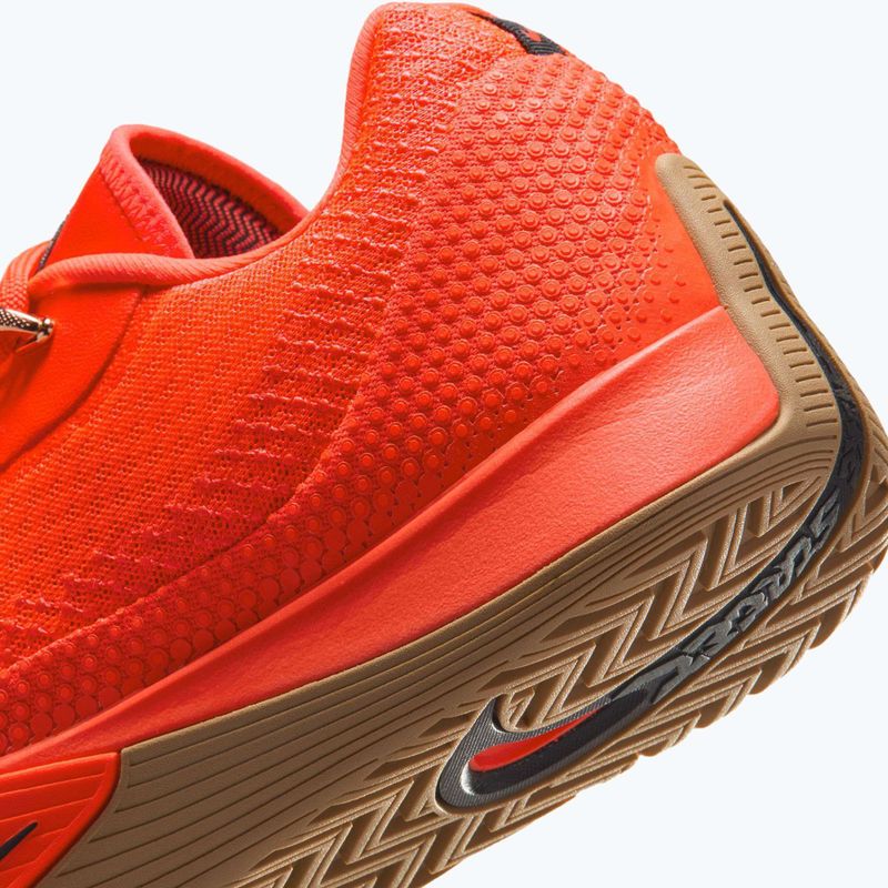 Férfi kosárlabdacipő Nike Street Flare bright crimson/gum light brown/black 9