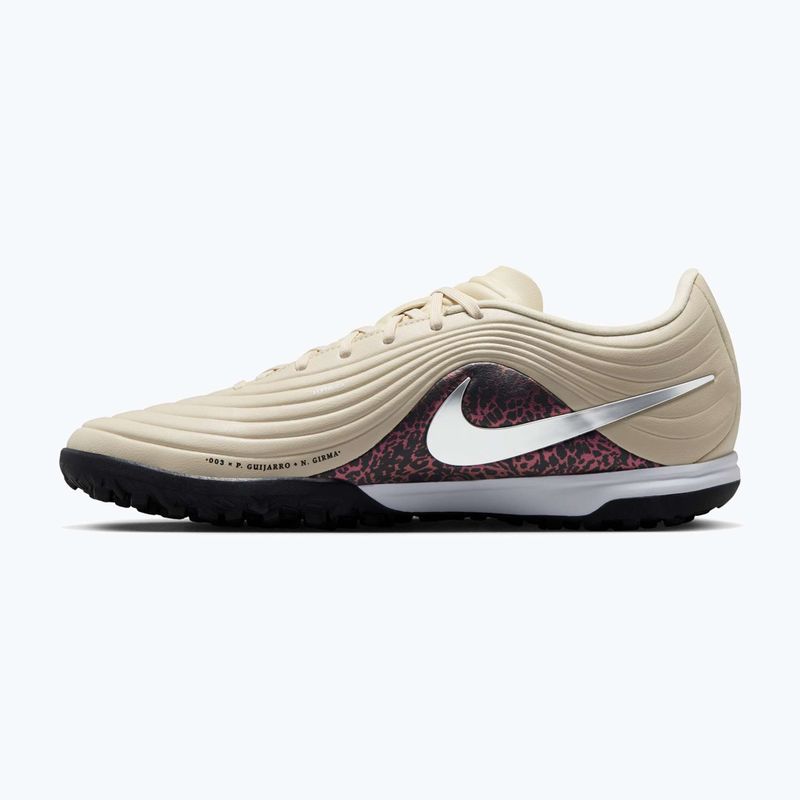 Férfi futballcipő Nike United Tiempo Maestro Academy TF fossil/burgundy crush/metallic silver 9