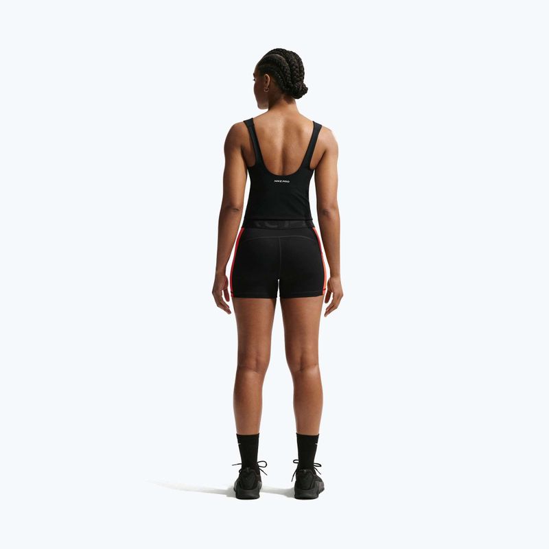 Női edzőpóló Nike Pro Sculpt Medium Support Padded Tank black/white 3