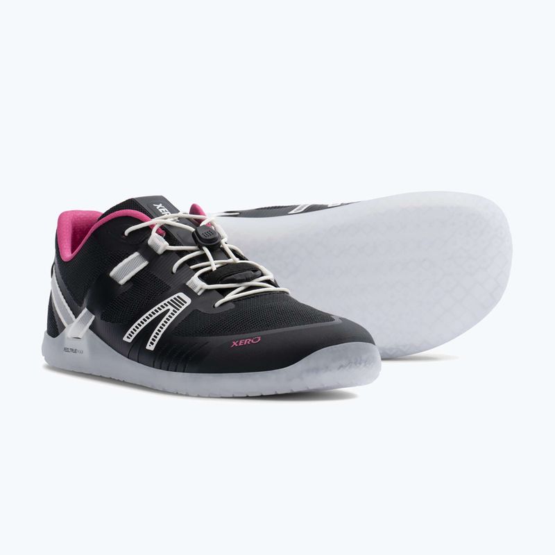 Női barefoot cipők Xero Shoes XT Max black/white purple 13