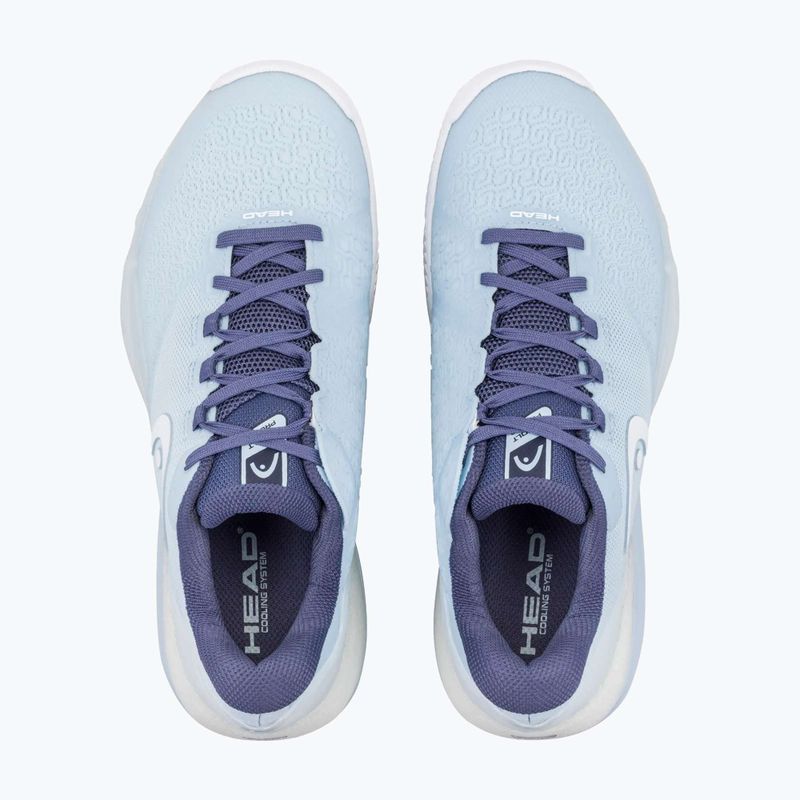 Női teniszcipő HEAD Revolt Pro 5.0 Clay light blue/dark blue 11