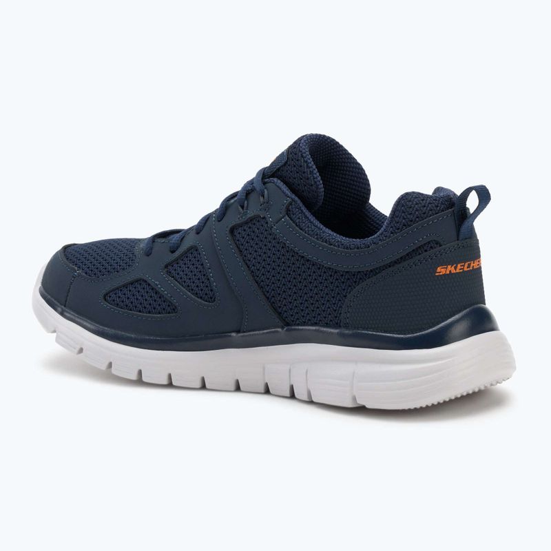 Férfi SKECHERS Burns Agoura tengerészkék/narancs cipő 3