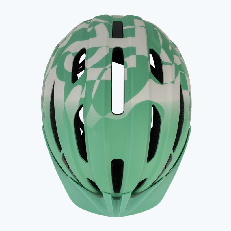 Gyerek kerékpáros sisak Giro Register II matte green rush 6