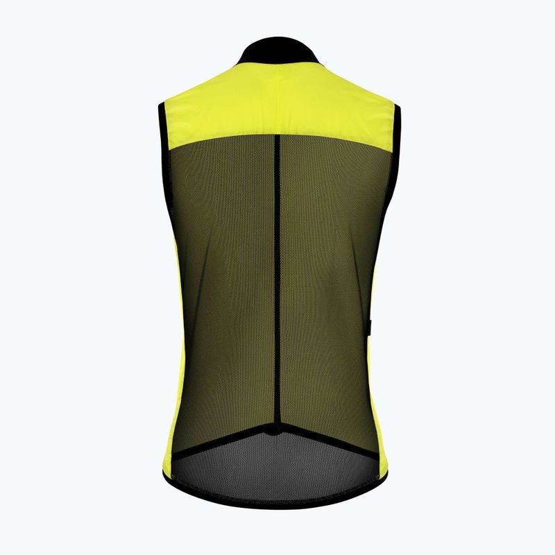 Férfi kerékpáros mellény ASSOS Mille GT C2 Wind optic yellow 2