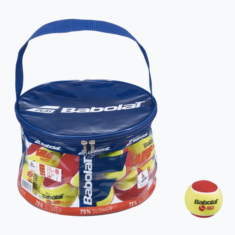 Babolat Red Filc teniszlabdák 24 db sárga-piros 516005