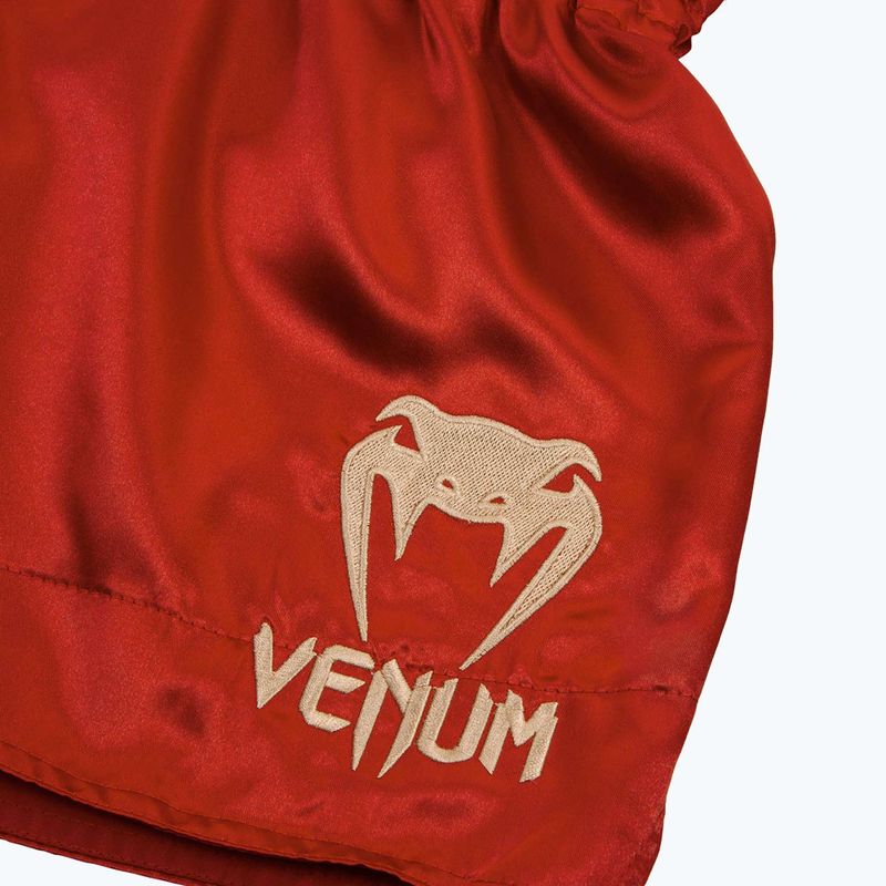 Férfi sportnadrág Venum Classic Muay Thai bordeaux/gold 5