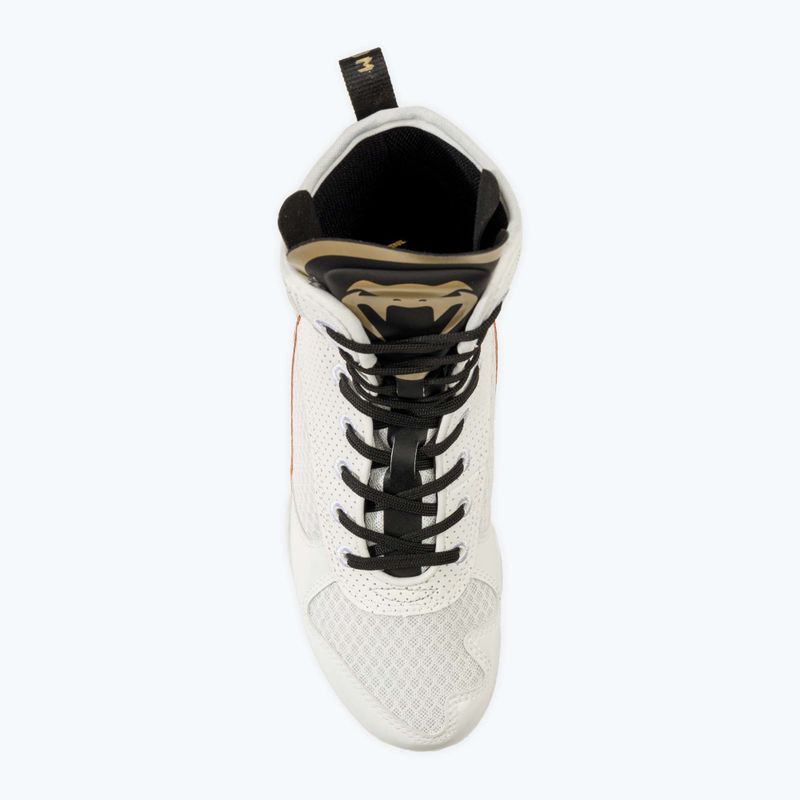 Boksz cipő Venum Elite Boxing white/black/gold 6