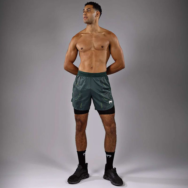Férfi edzőshort Venum Technical 3.0 Training erdőzöld 2