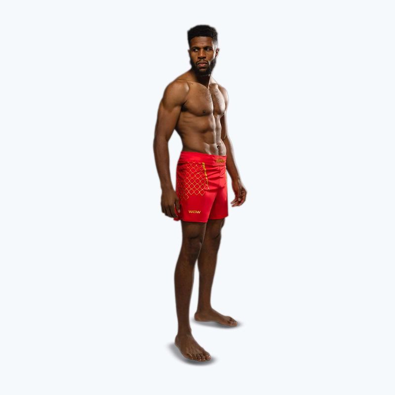Férfi edzőnadrág Venum X WOW FC fury red/gold 2