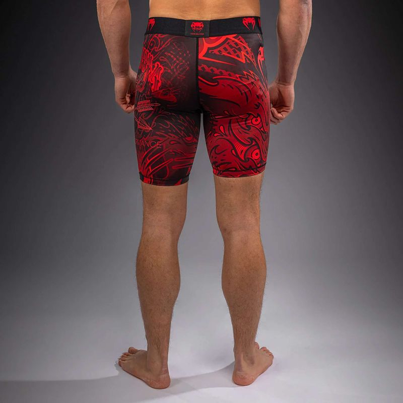 Férfi edzőshort Venum Wolf Attack Vale Tudo Shorts black/red 3