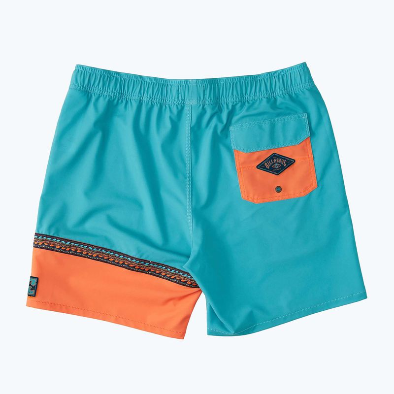 Férfi úszónadrág Billabong Burleigh Layback aqua 4