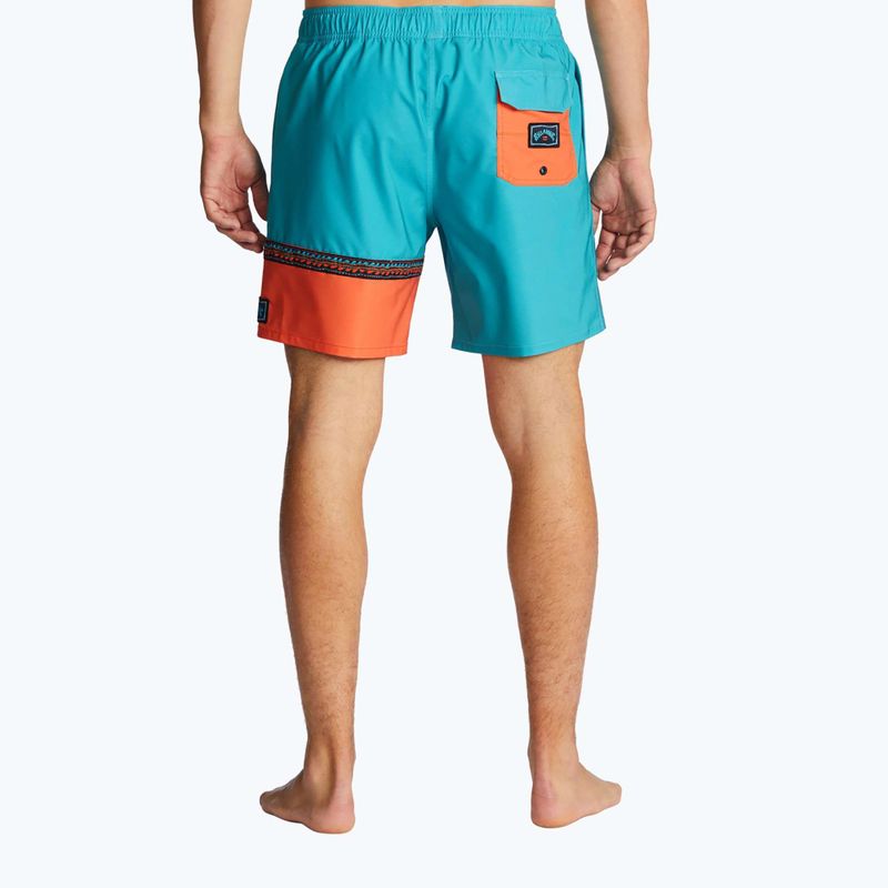 Férfi úszónadrág Billabong Burleigh Layback aqua 2