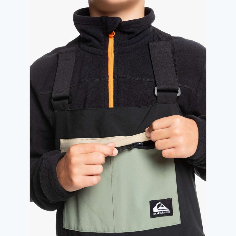 Gyerek snowboard nadrág Quiksilver Mash Up Bib true black 6
