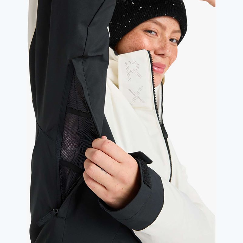 Női snowboarddzseki ROXY Free Jet Block true black 9