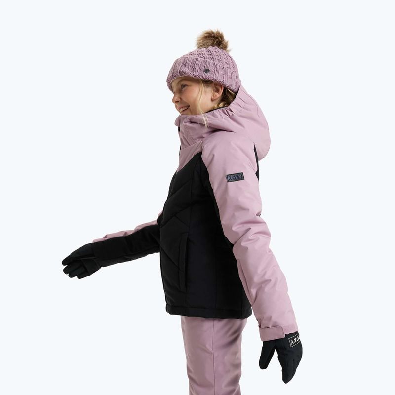 Gyerek snowboarddzseki ROXY Snowsylva true black 4