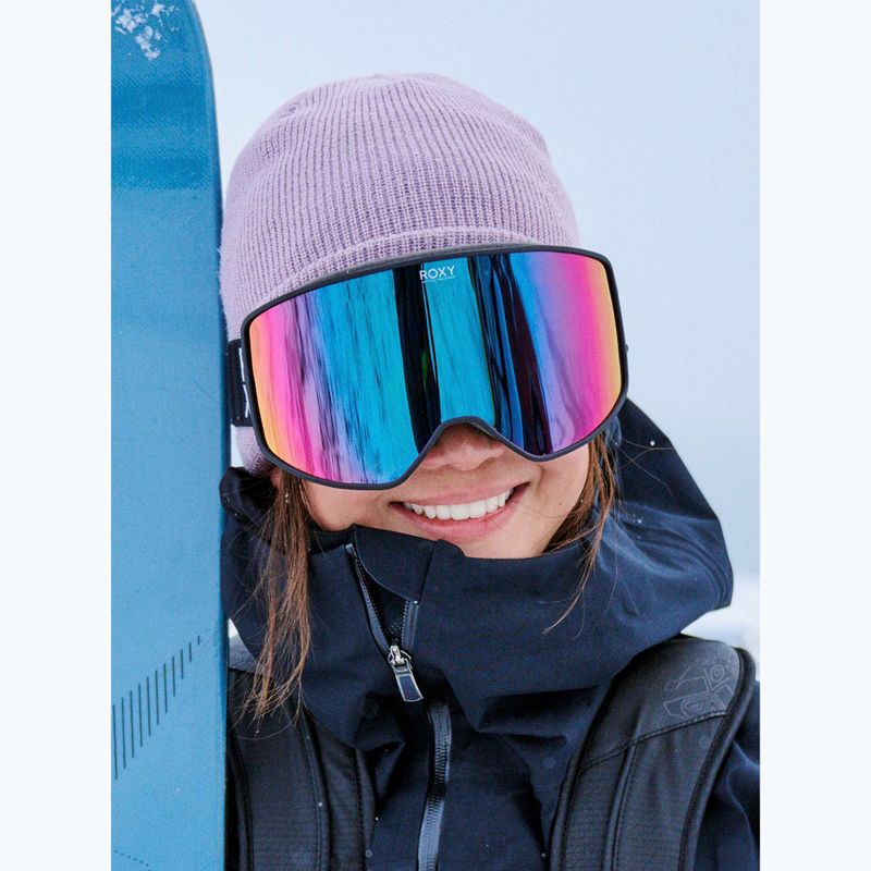 Női snowboard szemüveg ROXY Storm W black/clux ml pink gold 7