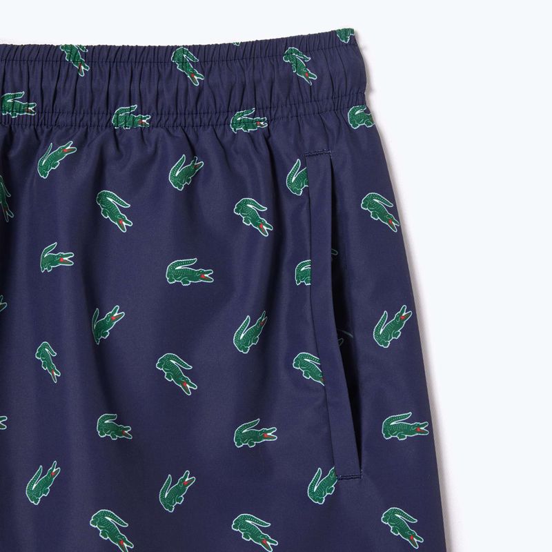 Férfi Lacoste úszónadrág MH7188 tengerészkék/multico 7