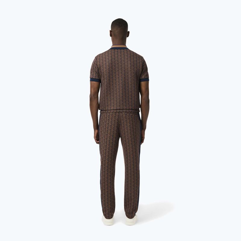 Férfi Lacoste XH1440 bársony/dátum barna nadrág barna nadrág 3