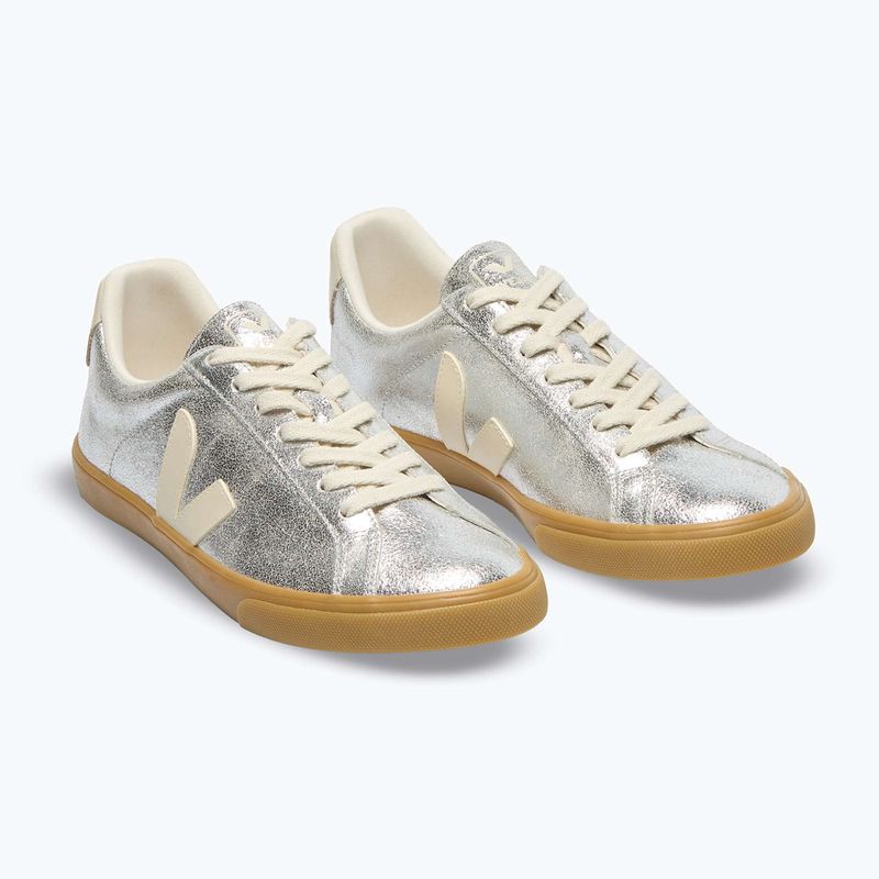Női cipők VEJA Esplar Logo silver/pierre/natural 8