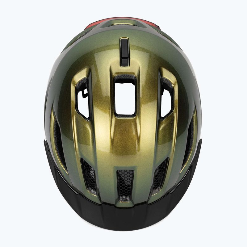 Kerékpáros sisak ABUS Urban-I 4.0 green pepper 6