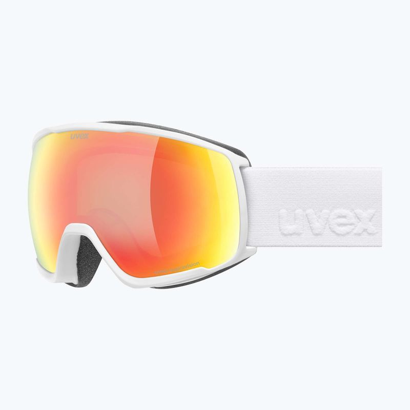 Síszemüveg UVEX Victorious S FM white matt/mirror orange 5