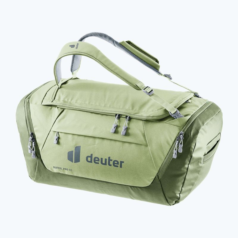 Utazótáska deuter Duffel Pro 60 l mineral/ grove 2