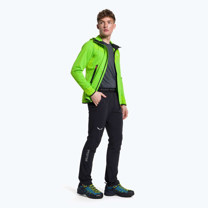 Salewa férfi Agner Hybrid PL/DST FZ Hoody fleece pulóver zöld 00-0000027371 2