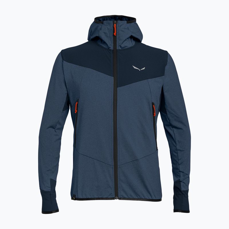 Férfi Salewa Agner Hybrid PL/DST FZ Hoody fleece pulóver sötétkék 00-0000027371 5