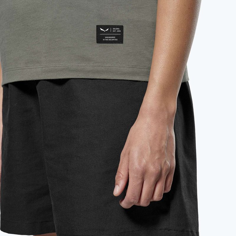 Női póló Salewa Eagle Logo Patch 5A50 kifakult zöld 4