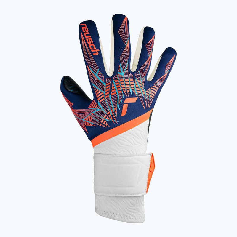 kapuskesztyű Reusch Pure Contact Fusion premium blue/electric orange/black 2
