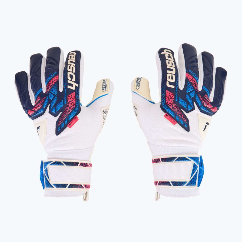 Reusch Attrakt RE:GRIP NC kapuskesztyű kék/rózsaszín/fehér 2