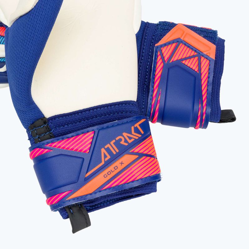 Gyerek kapuskesztyűk Reusch Attrakt Gold X NC Junior sharp blue/white/shocking orange 5