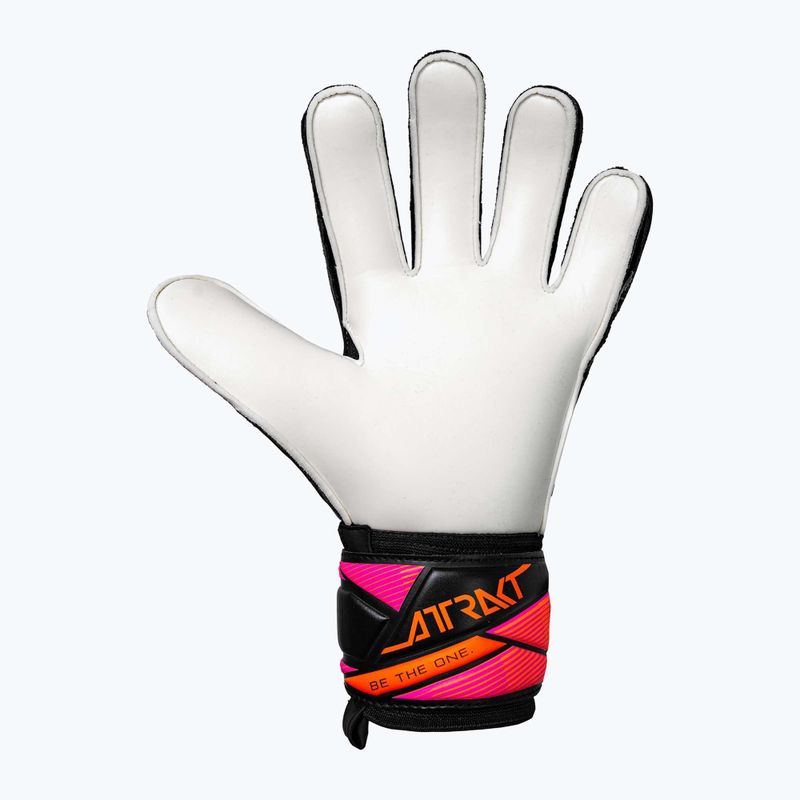 Kapus kesztyűk Reusch Attrakt Solid black/aqua blue/shocking orange 3