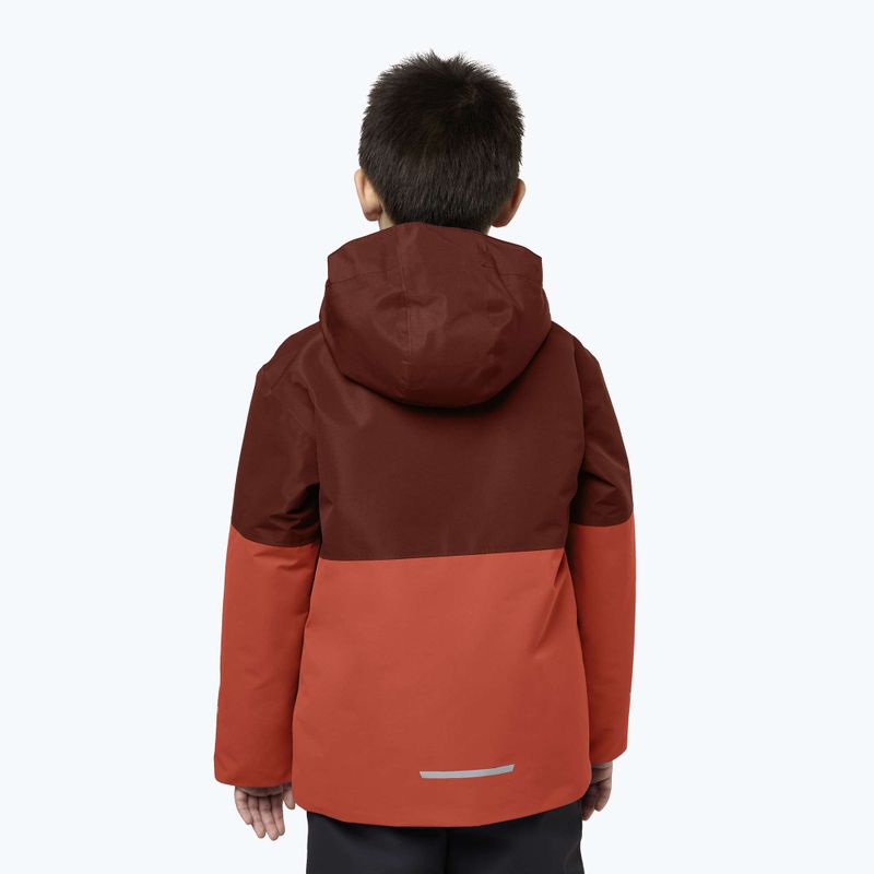 Jack Wolfskin Actamic 2L Ins gyermek pehelykabát korall narancs színben 2