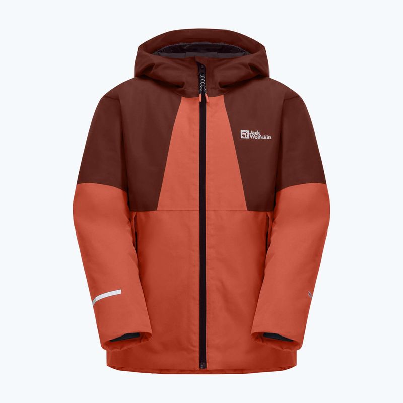 Jack Wolfskin Actamic 2L Ins gyermek pehelykabát korall narancs színben 4