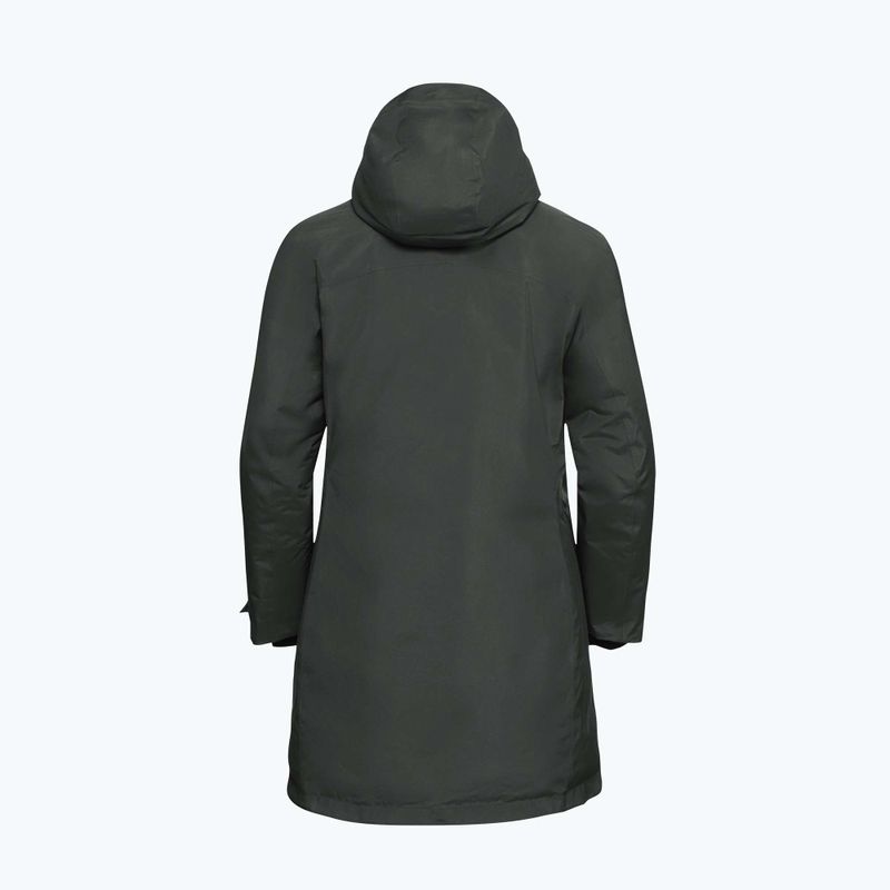Női pehelykabát Jack Wolfskin Icecape 2L Down Ins Rds slate green 8