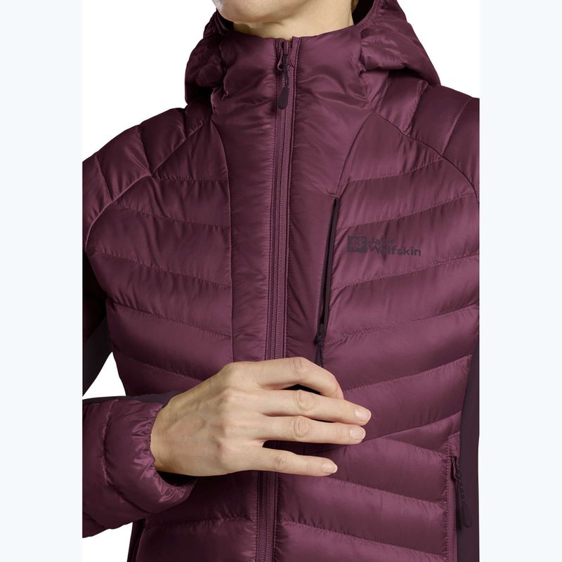 Női bélelt dzseki Jack Wolfskin Routeburn Pro Ins szőlő 6