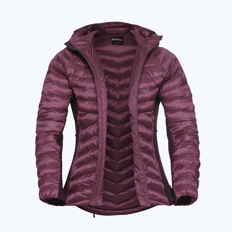 Női bélelt dzseki Jack Wolfskin Routeburn Pro Ins szőlő 10