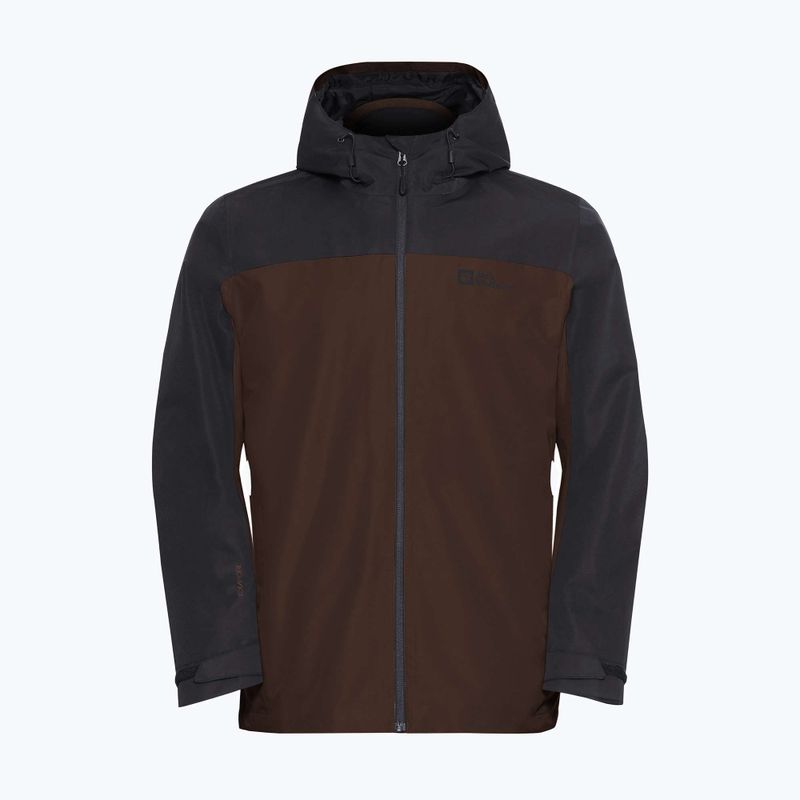 Férfi 3 az 1-ben dzseki Jack Wolfskin Taubenberg 3In1 hot choc 10