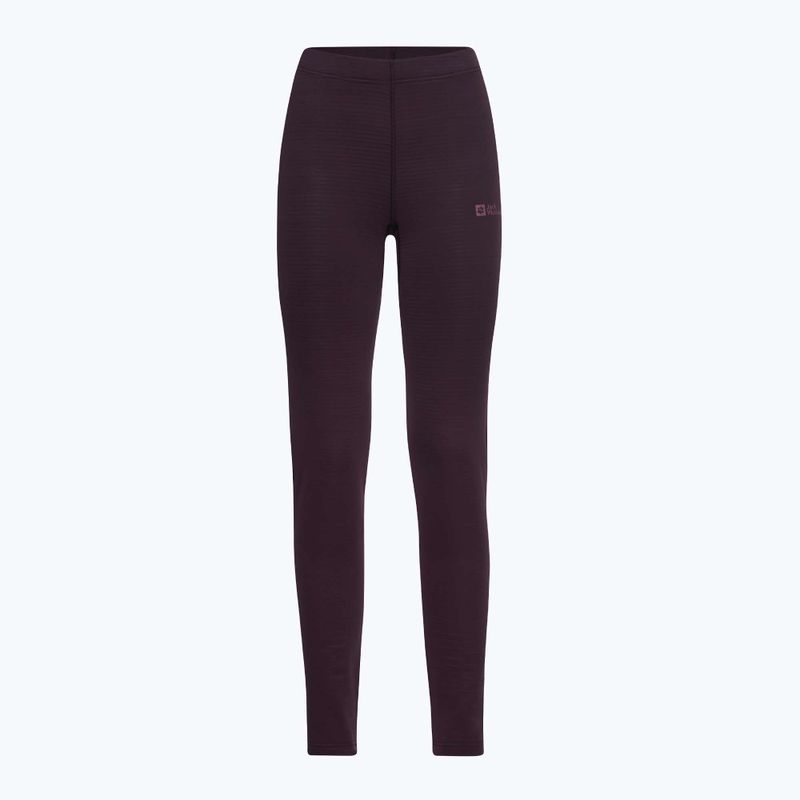 Női Jack Wolfskin Infinite Warm thermo nadrág amarant 3